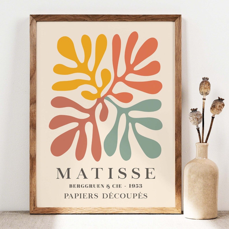 Matisse Wall Art | Gallery Wall Set | Abstract Art Prints