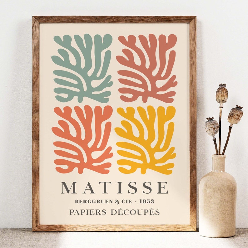 Matisse Wall Art | Gallery Wall Set | Abstract Art Prints