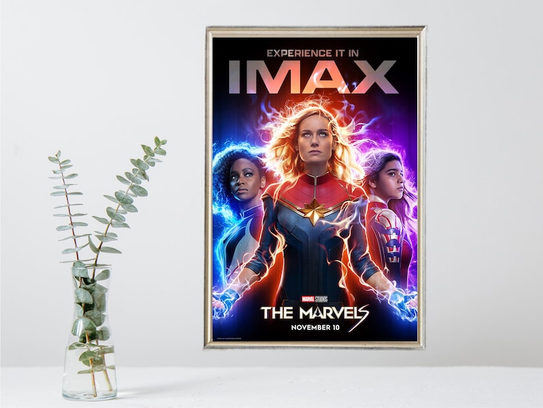 The Marvels Vintage Movie Poster: Limited Collectible