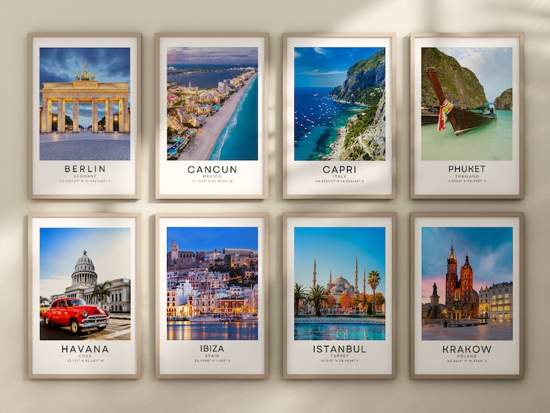 Customizable Digital City Print for Wall Decor