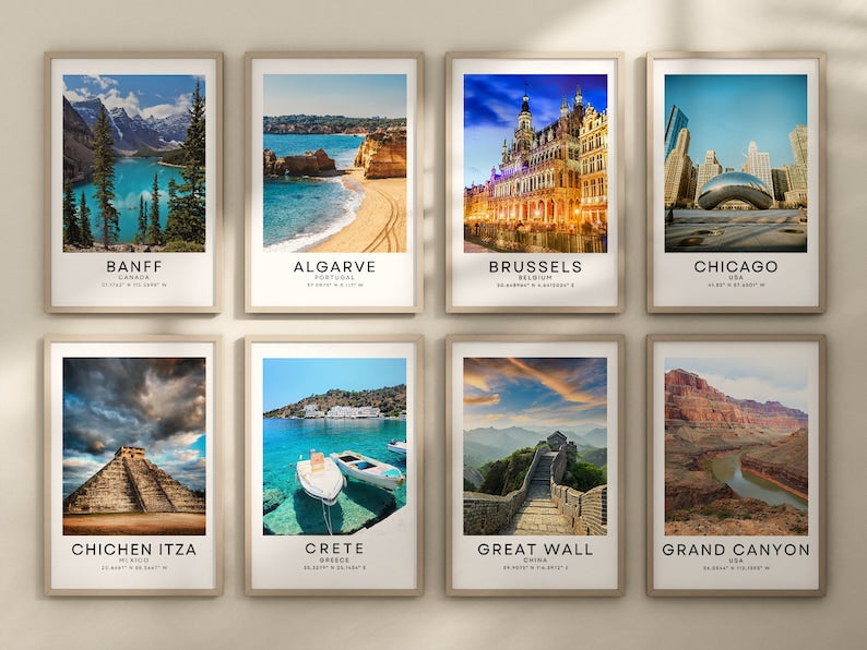 Customizable Digital City Print for Wall Decor