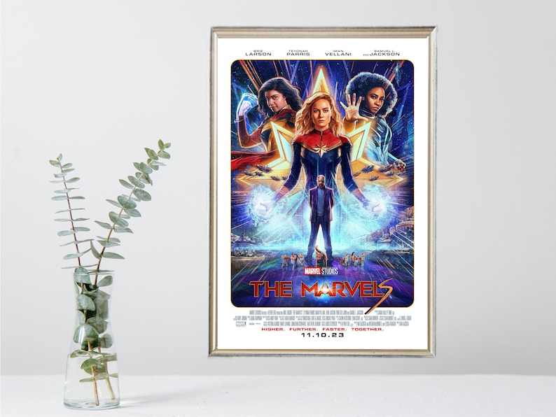 The Marvels Vintage Movie Poster: Limited Collectible