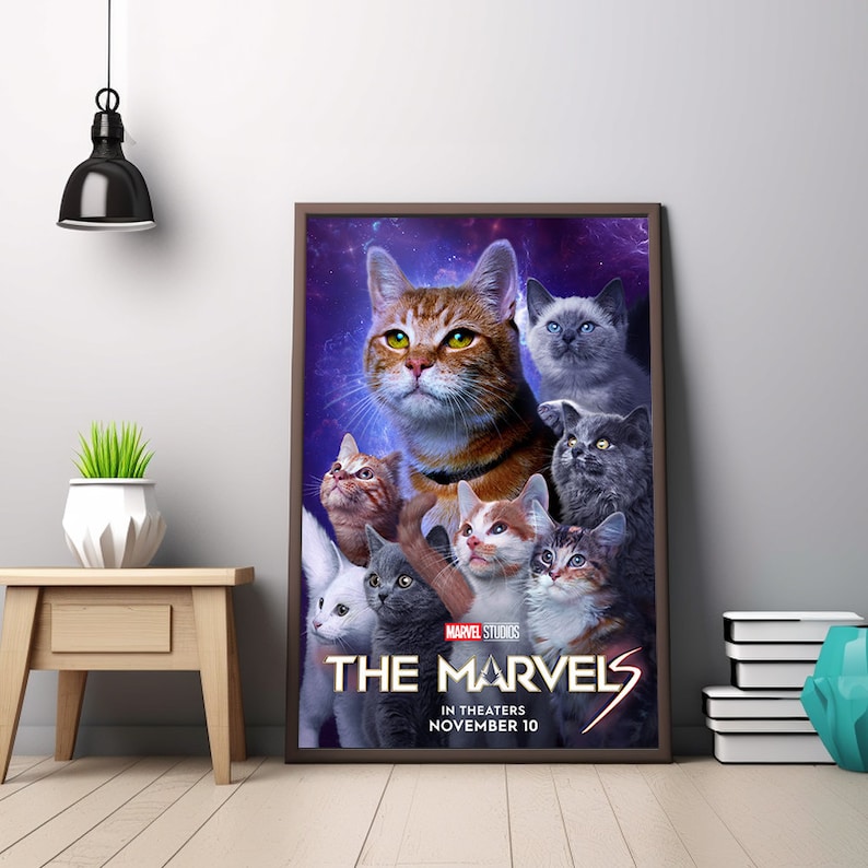 Canvas Poster: The Marvels Assemble