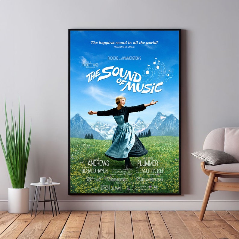 Sound of Music Themed Art, Decorative Poster for Home and Gifting