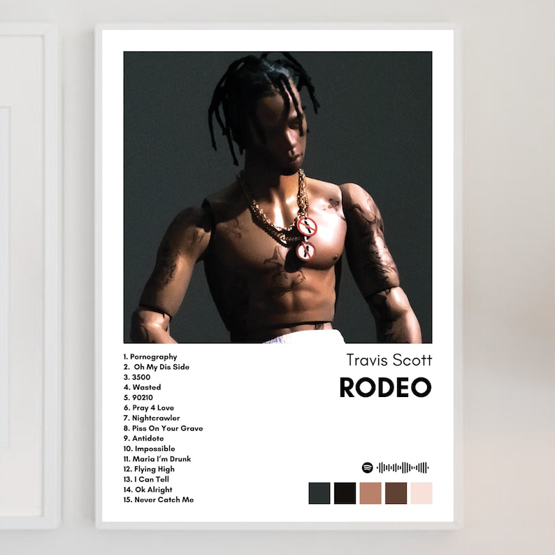 Travis Scott Poster Triptych: Cactus Jack, Astroworld, Hypebeast