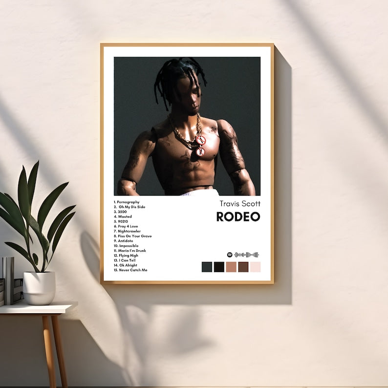 Travis Scott Poster Triptych: Cactus Jack, Astroworld, Hypebeast