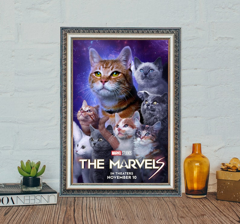 Canvas Poster: The Marvels Assemble