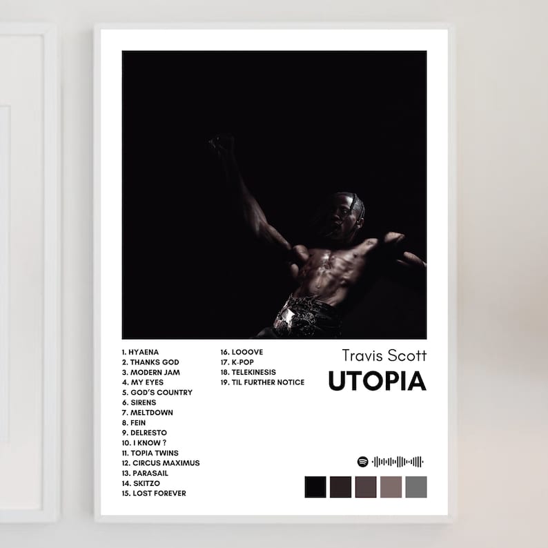 Travis Scott Poster Triptych: Cactus Jack, Astroworld, Hypebeast