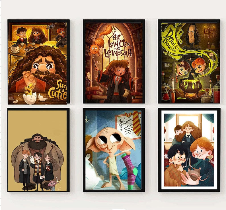 Harry Potter Wall Decor: Magical Poster for Bedside and Bedroom