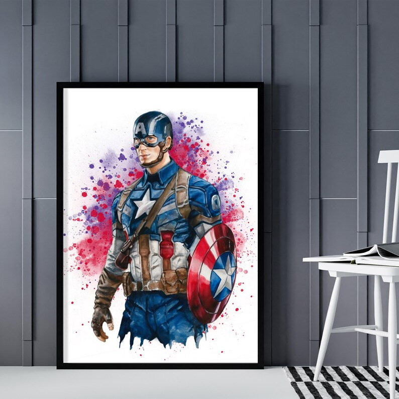 Marvel Poster Collection: Avengers, Spider-Man, Captain America