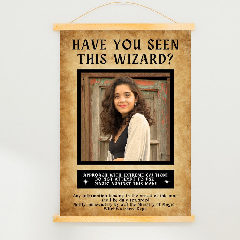 Printable Wizard Wanted Poster Template