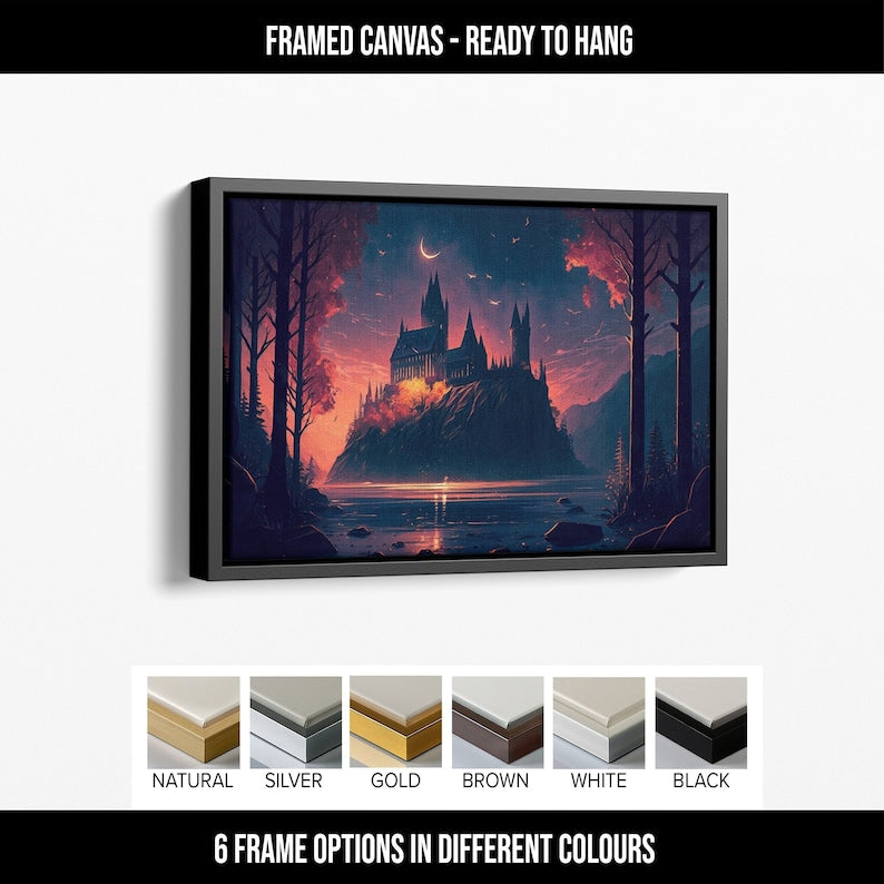 Hogwarts Canvas Wall Art: Harry Potter Themed Home Decor