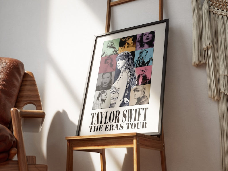 Nostalgic Taylor Swift Eras Tour Poster