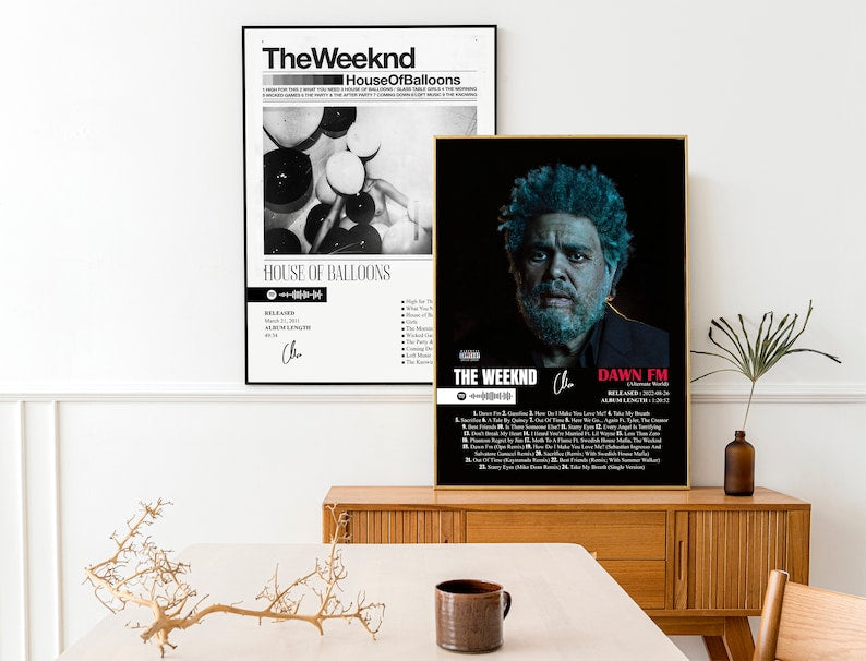 The Weeknd Album Print Posters Set