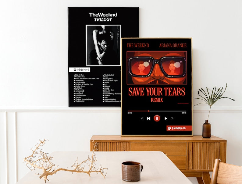 The Weeknd Album Print Posters Set