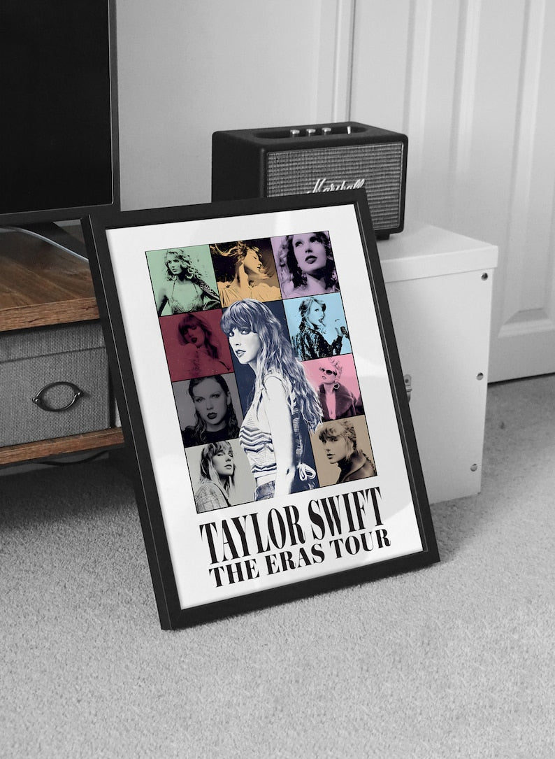 Nostalgic Taylor Swift Eras Tour Poster