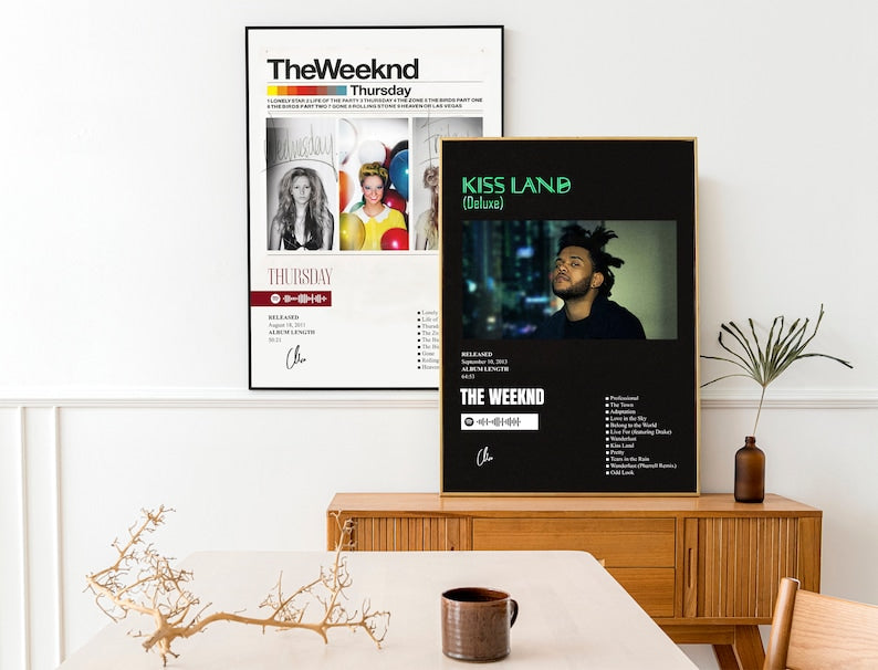 The Weeknd Album Print Posters Set