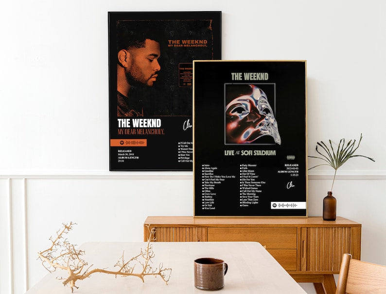 The Weeknd Album Print Posters Set