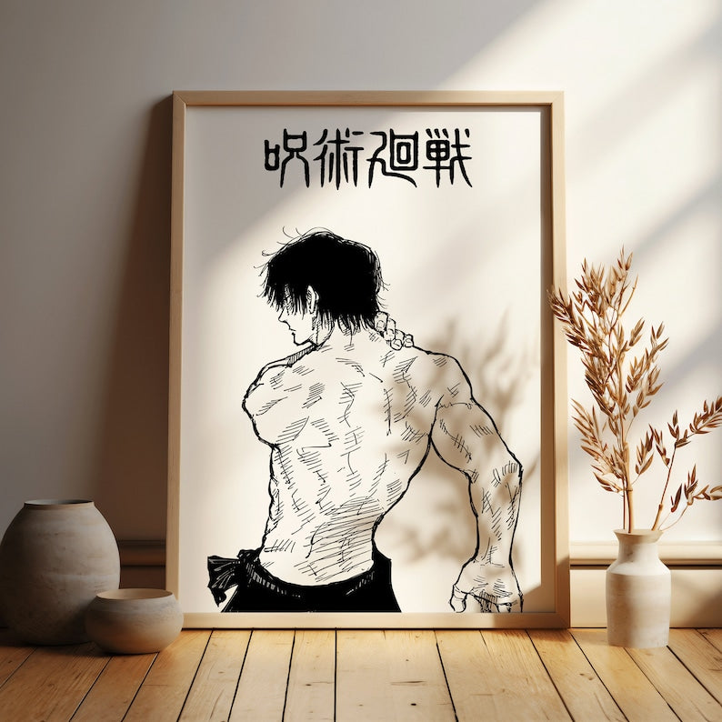 JJK Anime Posters 3-Pack: Gojo, Jujutsu Kaisen Art Set