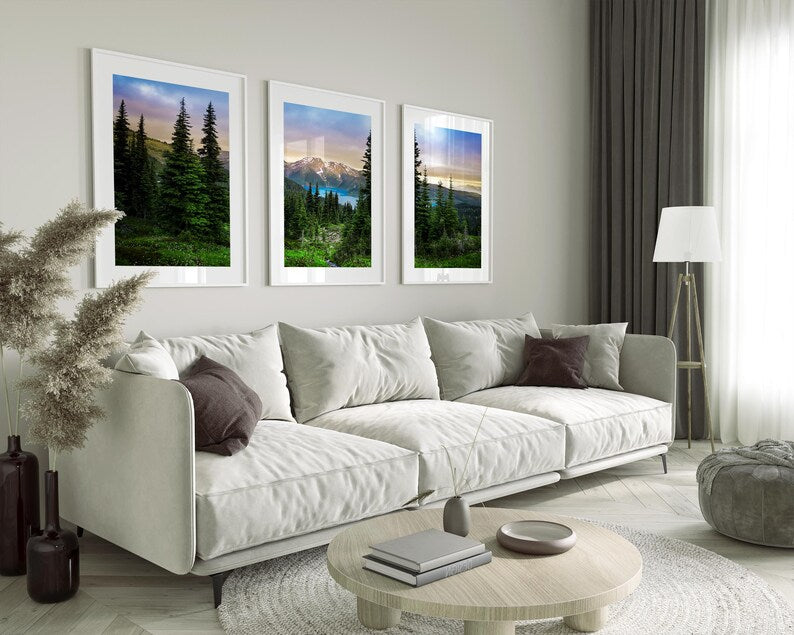 Tranquil Nature Serenity: Garibaldi Lake Nature Wall Art