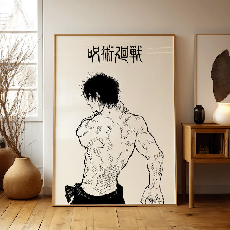 JJK Anime Posters 3-Pack: Gojo, Jujutsu Kaisen Art Set