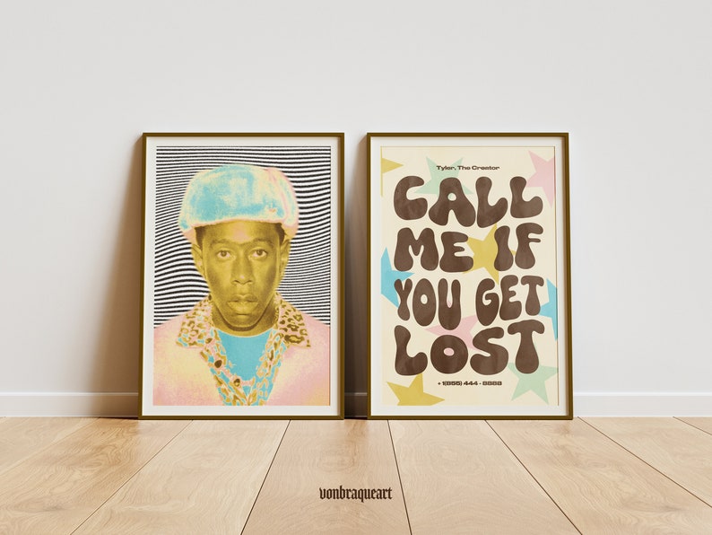 Tyler, The Creator Poster Trio: "Call Me If You Get Lost" Wall Decor