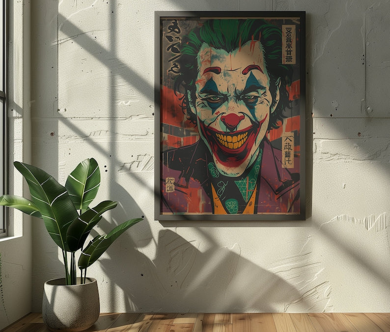 Exclusive DC Comic's Joker Digital Art Print