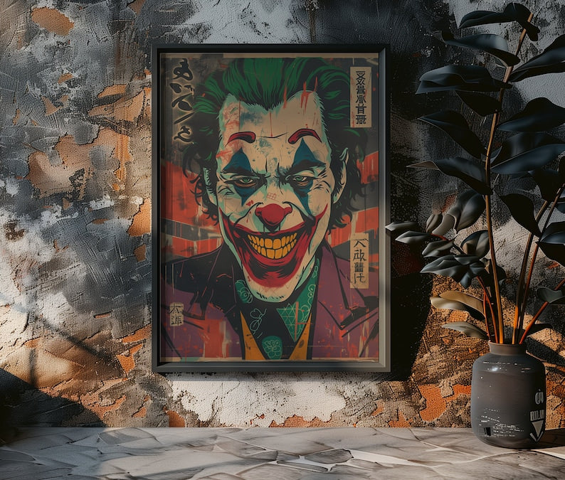 Exclusive DC Comic's Joker Digital Art Print