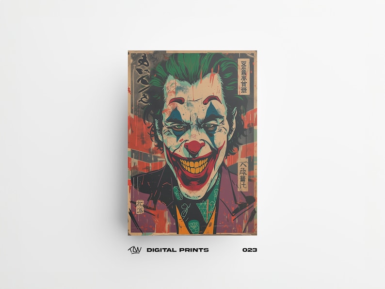 Exclusive DC Comic's Joker Digital Art Print