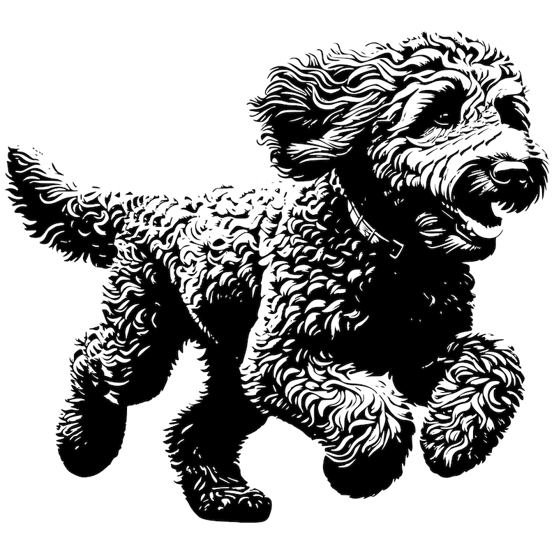 Labradoodle SVG Cut File: Gifts, Clipart, & More for Custom Creations