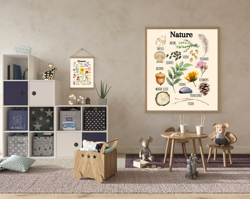 Nature-Inspired Poster for Playful Learning