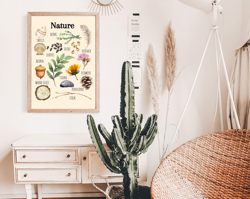 Nature-Inspired Poster for Playful Learning