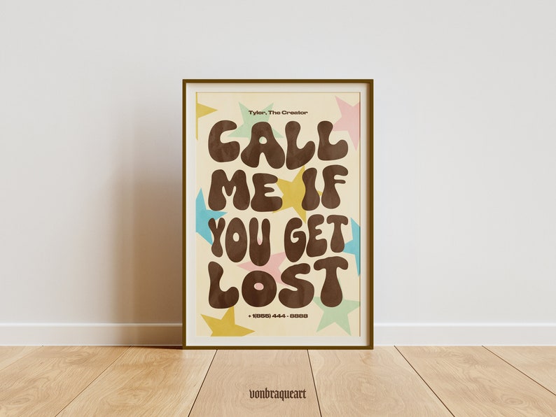 Tyler, The Creator Poster Trio: "Call Me If You Get Lost" Wall Decor