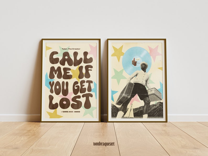 Tyler, The Creator Poster Trio: "Call Me If You Get Lost" Wall Decor