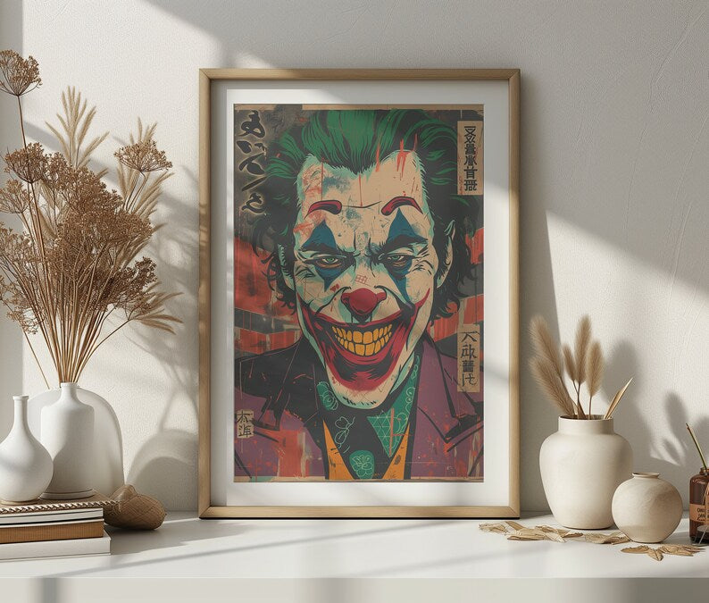 Exclusive DC Comic's Joker Digital Art Print