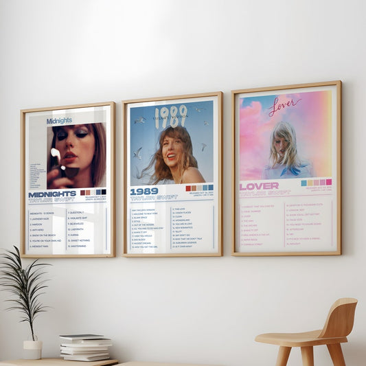 Taylor Swift 3-Pack Poster Set: Album Art Wall Art