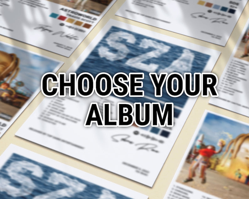 Customizable Album Poster: Soundtrack to Your Memories