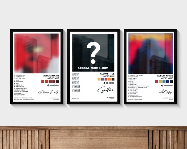 Personalized Album Poster: Your Music, Your Art