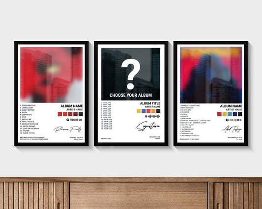 Personalized Album Poster: Your Music, Your Art